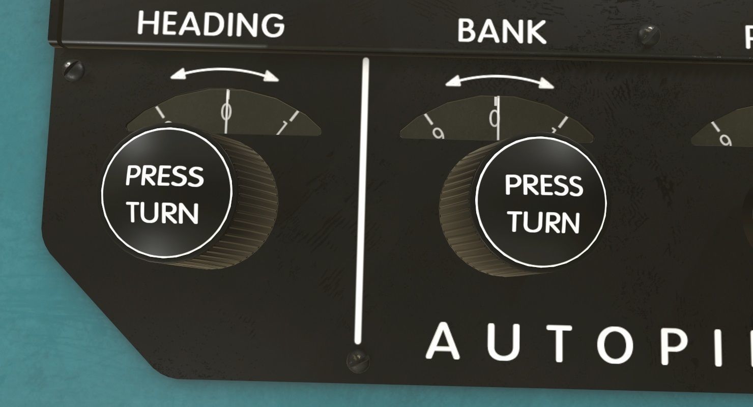 Mi-8MT Mi-17MT Central Panels Board English Low-poly 3D model_8