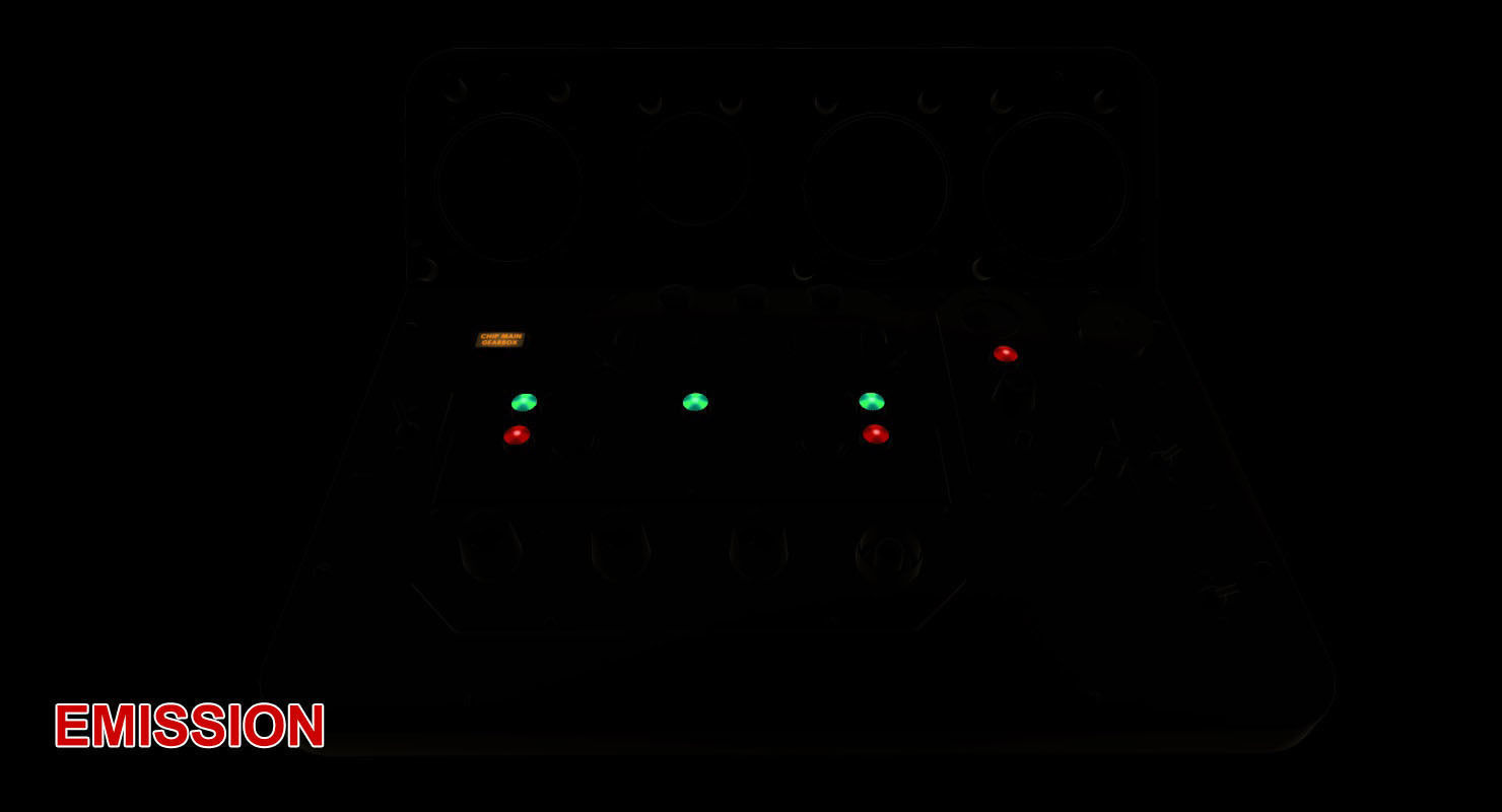 Mi-8MT Mi-17MT Central Panels Board English Low-poly 3D model_29