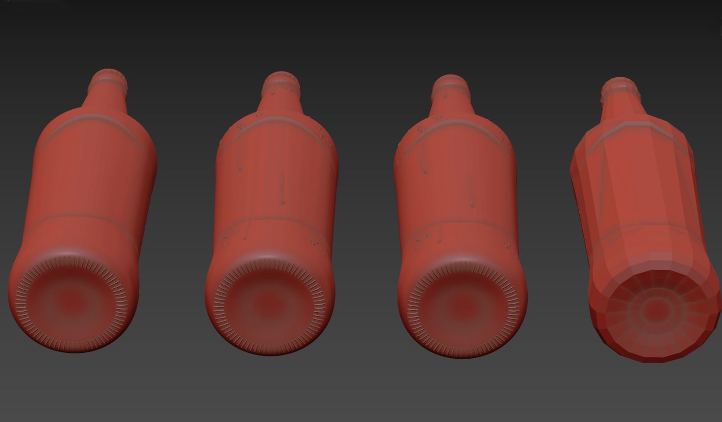 beer bottle Free 3D model_8