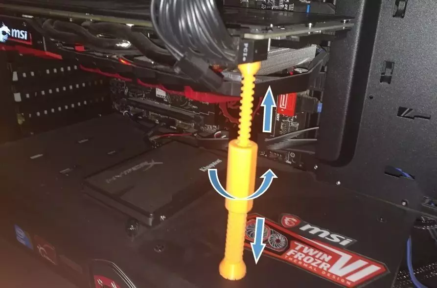 Turnbuckle for graphic card Free 3D print model