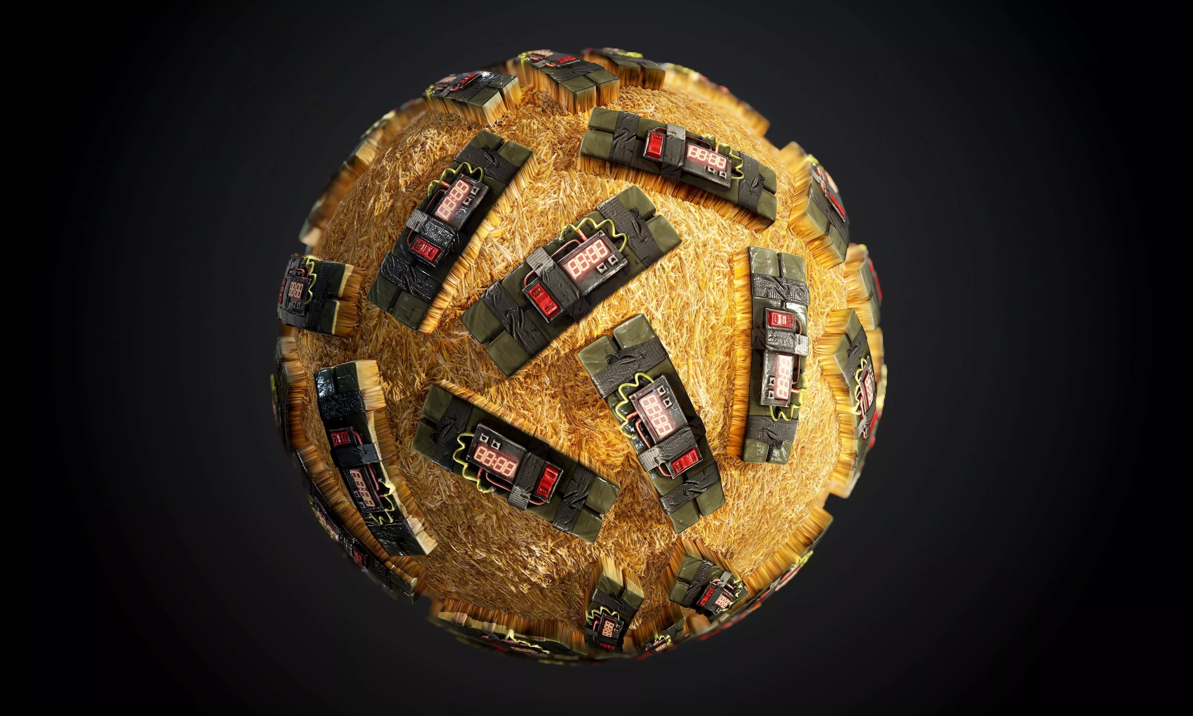 C4 Bomb Seamless PBR Texture  Texture_0