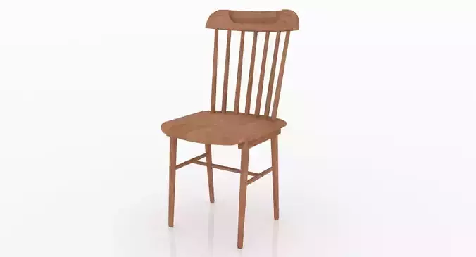 Wooden Chair 3D model