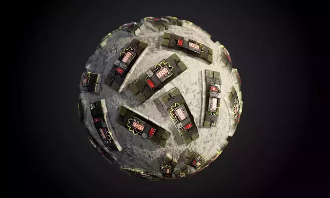 C4 Bomb Seamless PBR Texture  Texture