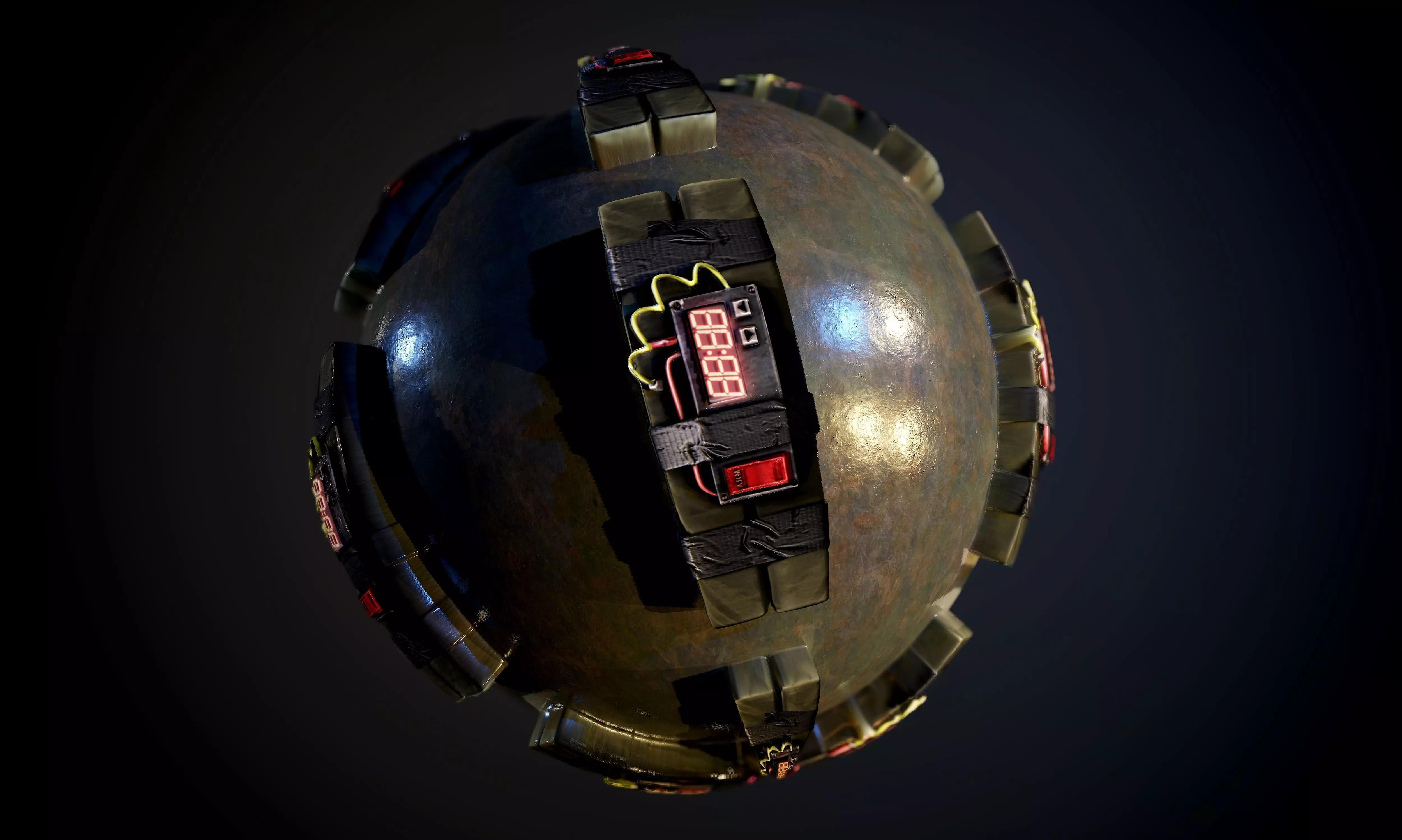 C4 Bomb Seamless PBR Texture  Texture_0