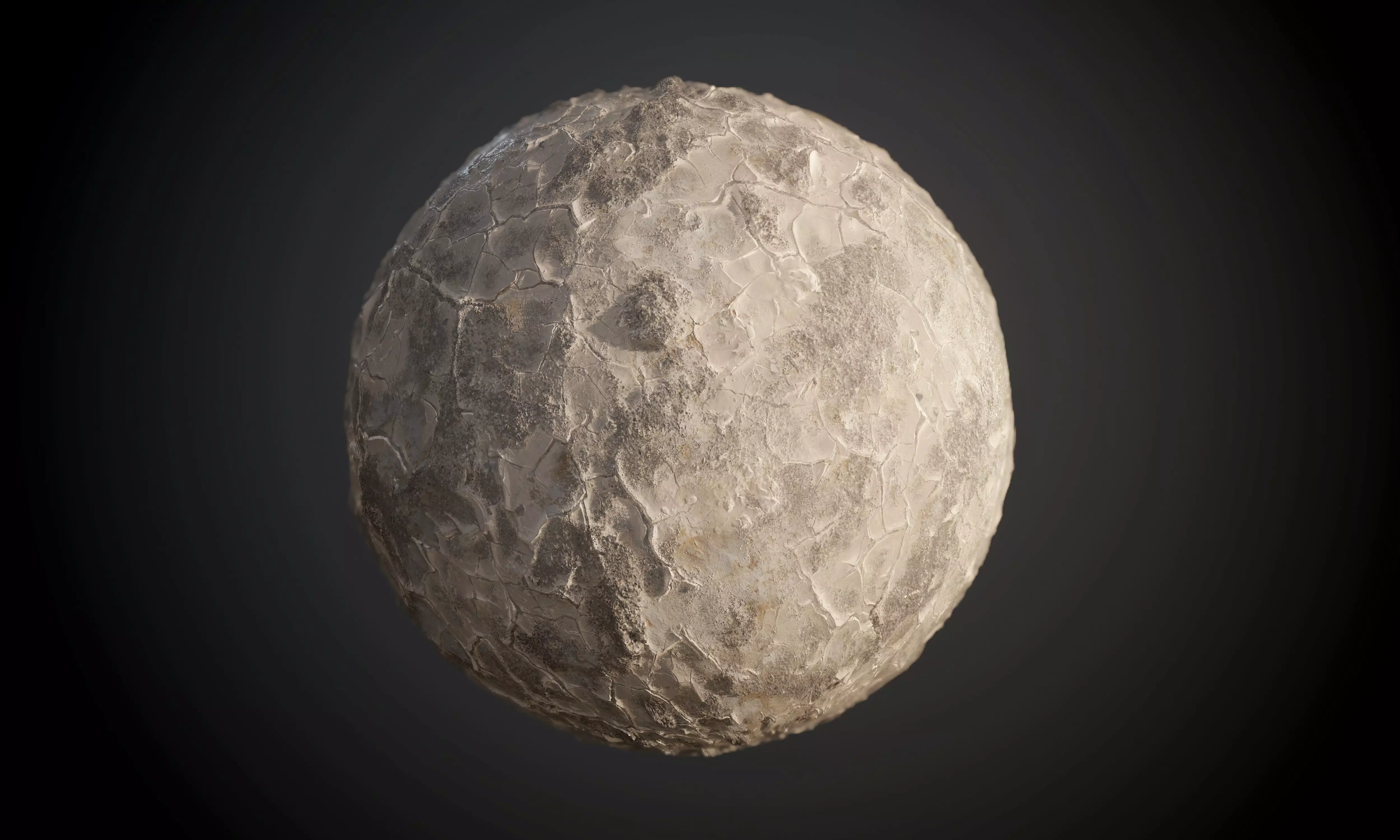 Concrete Wall Cracked Rough Damaged Seamless PBR Texture Texture_0