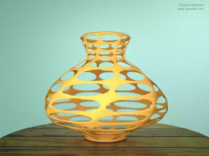 Abstract Vase Thick