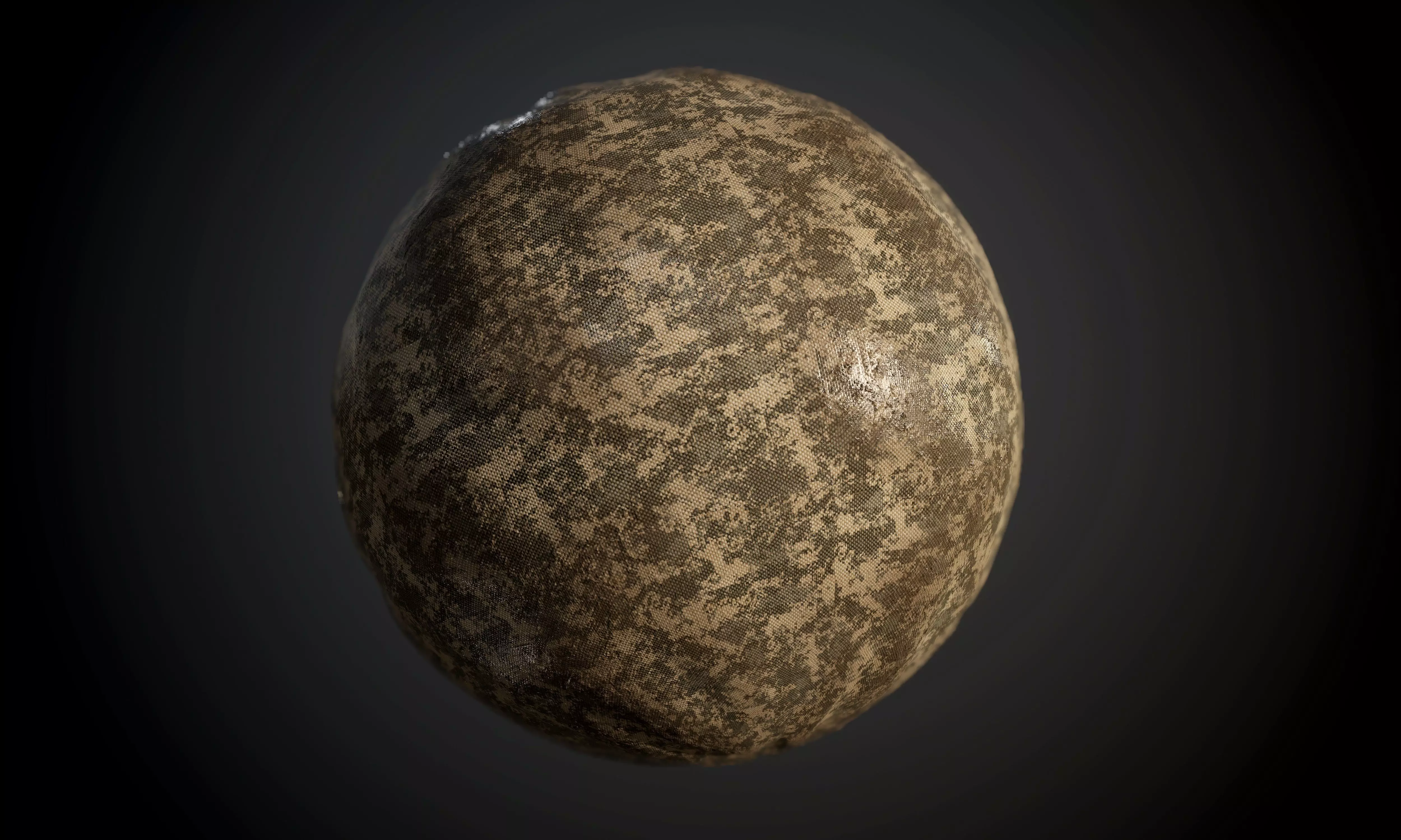 Fabric Military Camo Seamless PBR Texture Texture_0