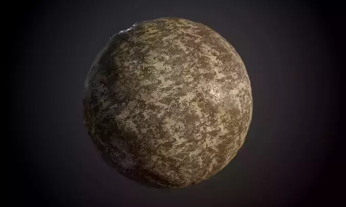 Fabric Military Camo Seamless PBR Texture 