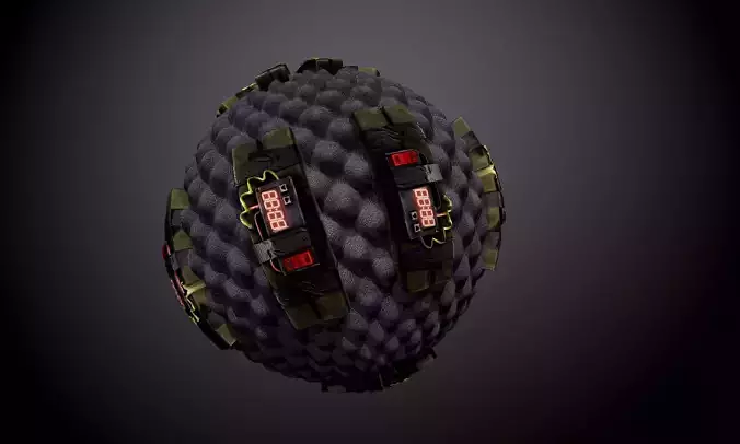 C4 Bomb Weapon Case Seamless PBR Texture  Texture