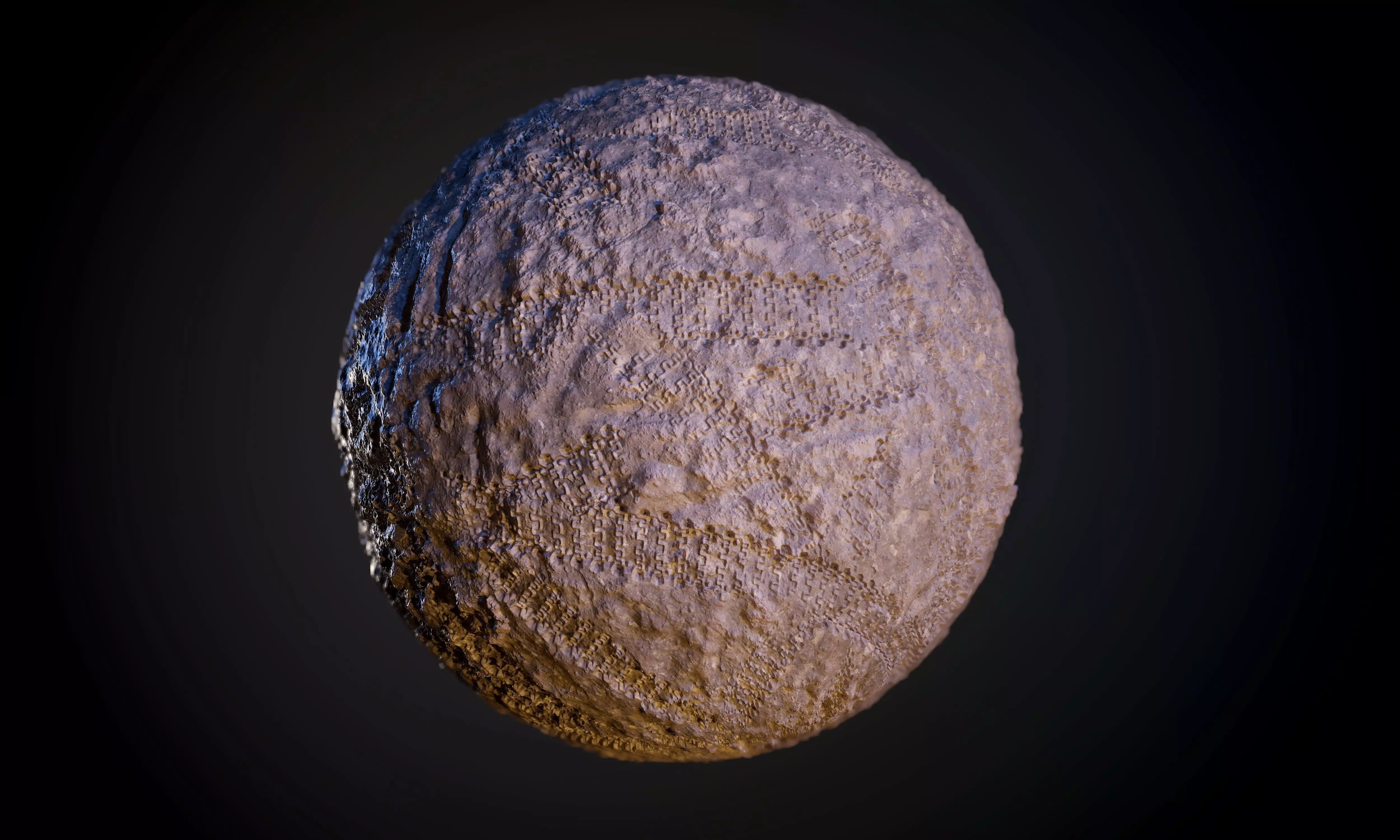 Sand Dirt Soil Tank Tracks Seamless PBR Texture Texture_0