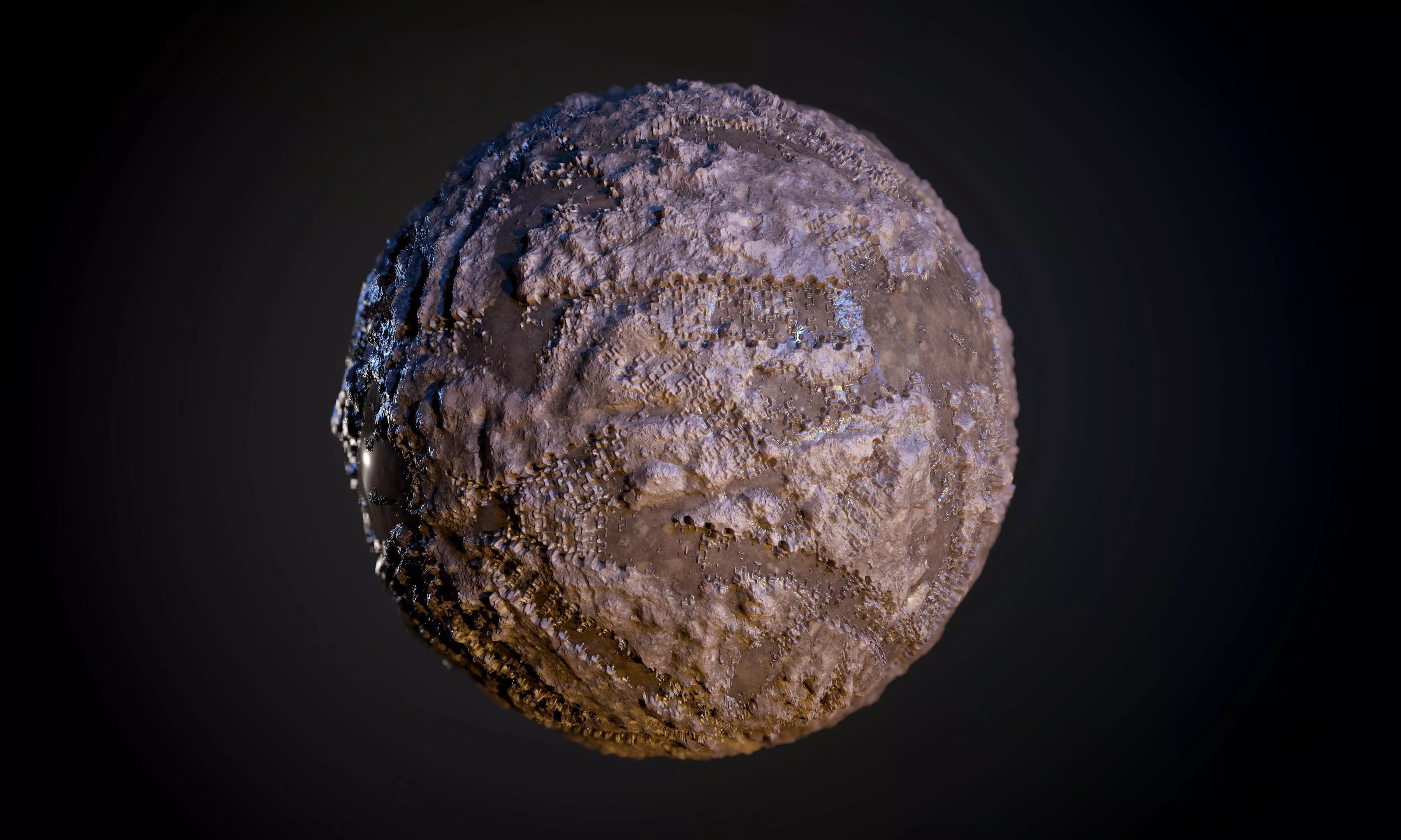 Sand Dirt Soil Tank Tracks Seamless PBR Texture  Texture_0