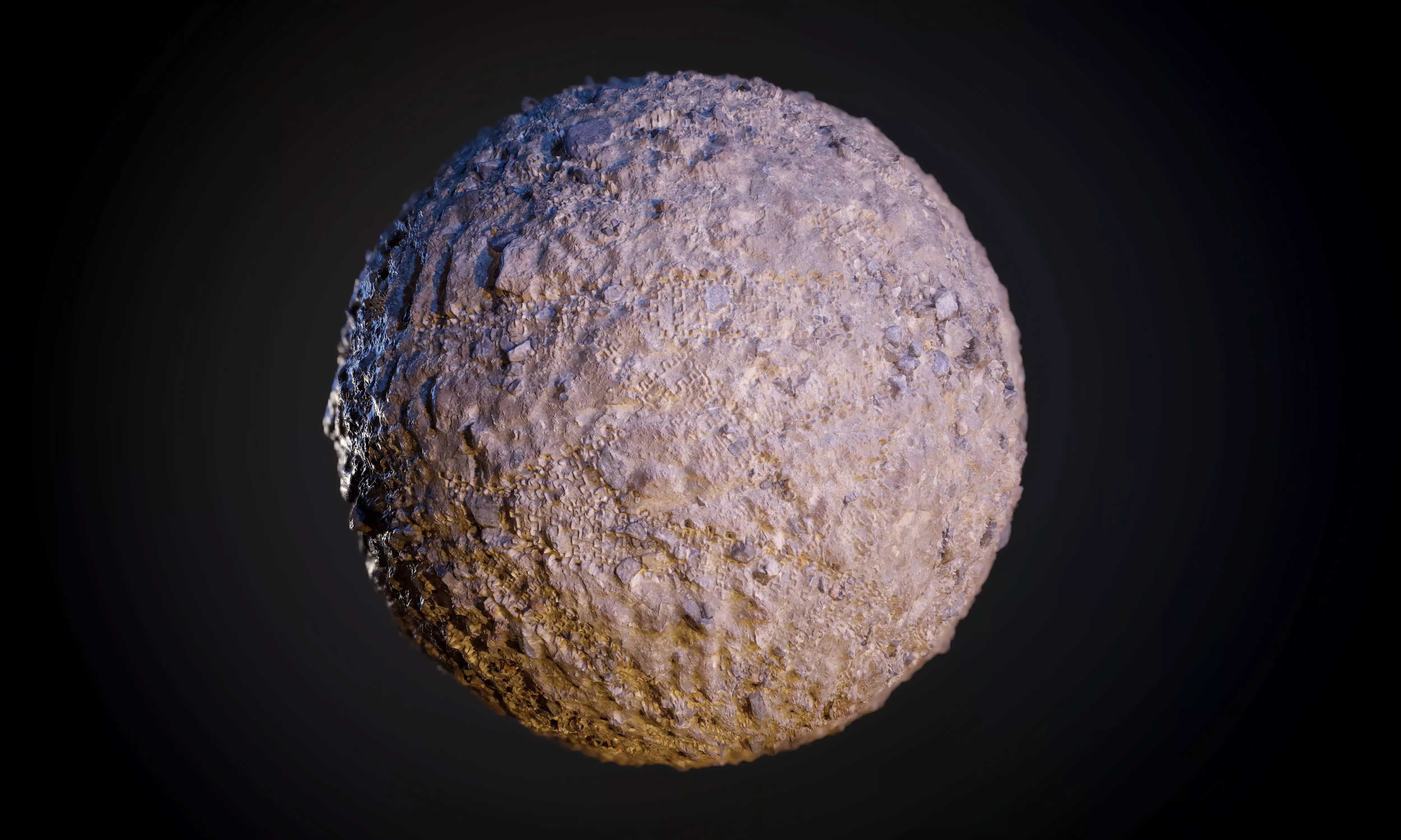 Sand Dirt Soil Tank Tracks Seamless PBR Texture  Texture_0