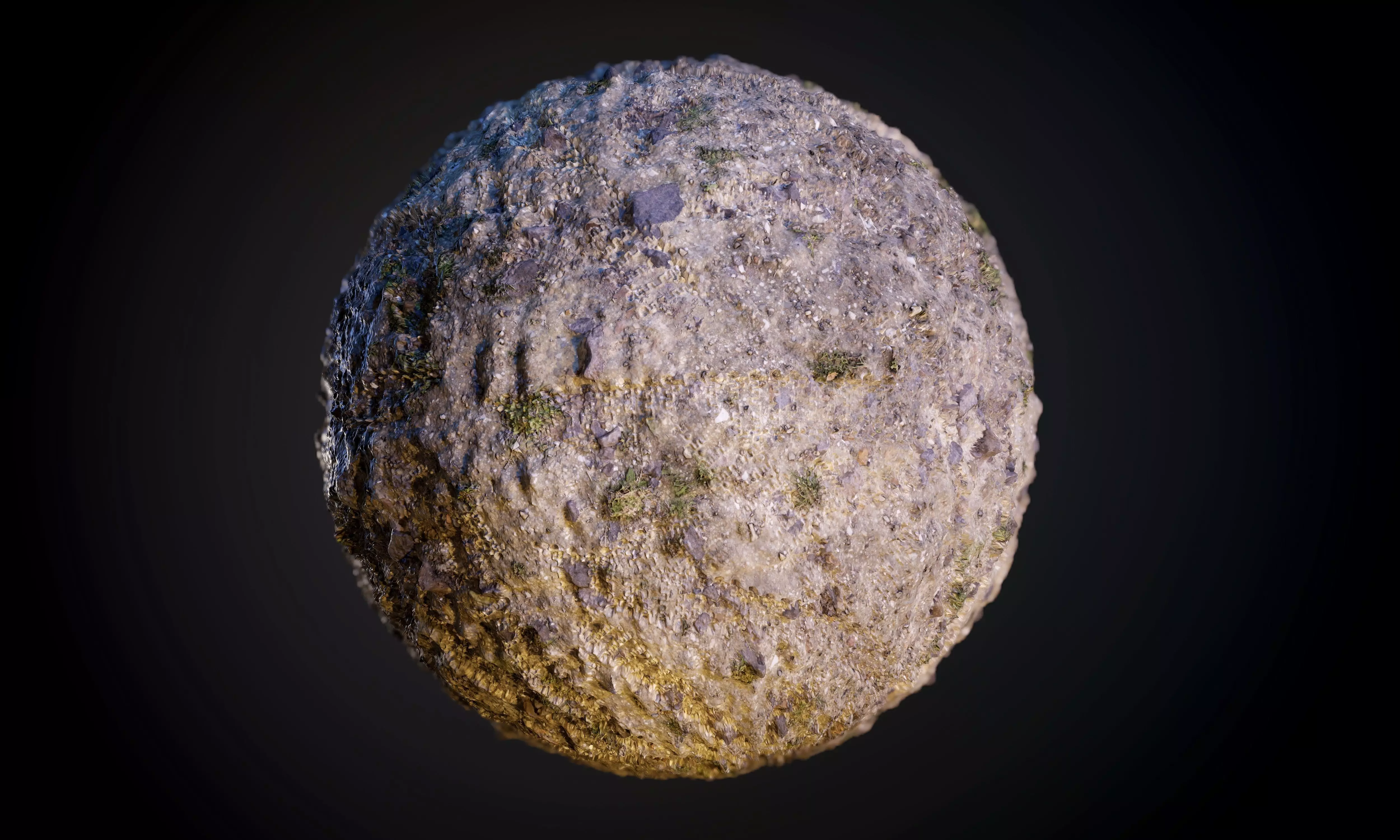 Sand Dirt Soil Tank Tracks Seamless PBR Texture  Texture_0