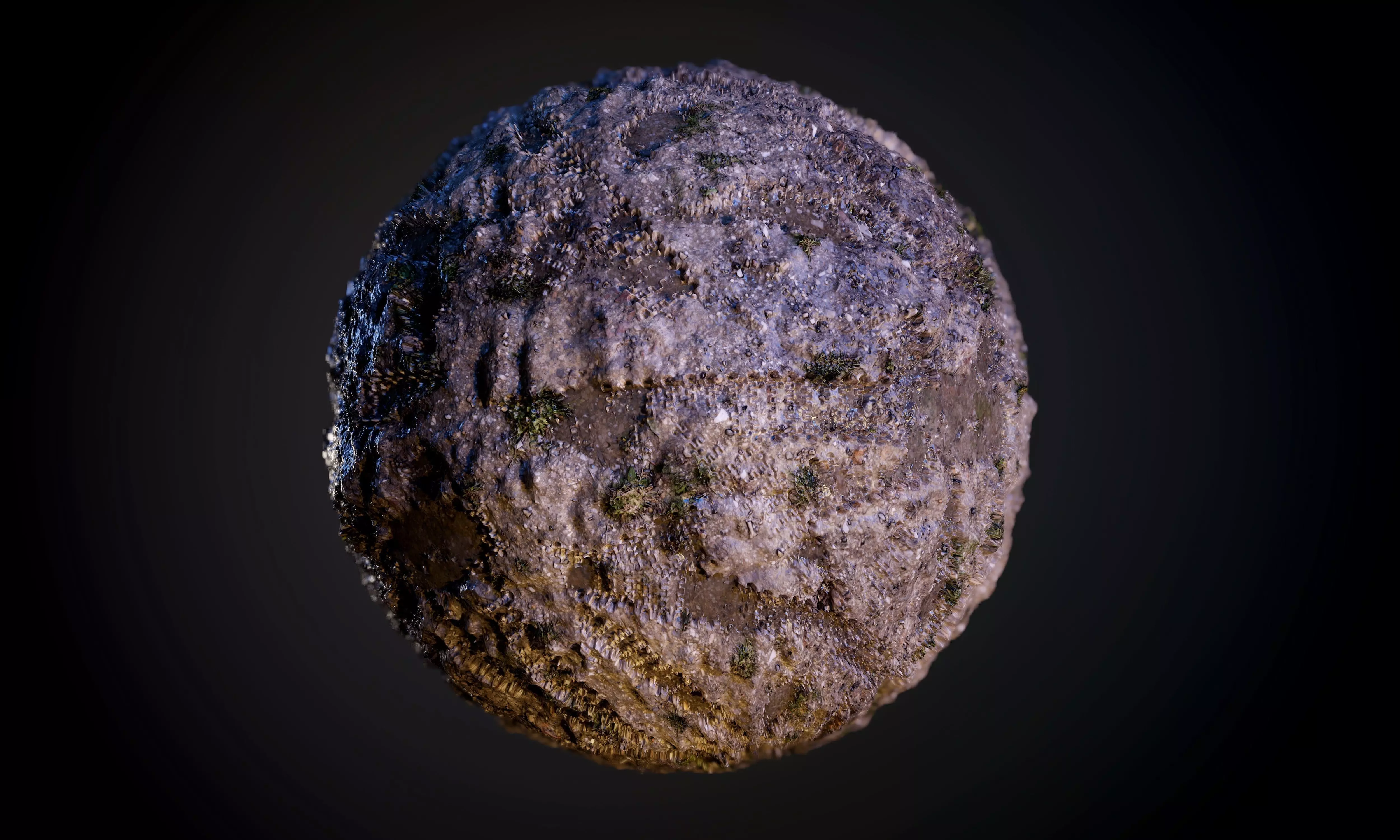 Sand Dirt Soil Tank Tracks Seamless PBR Texture  Texture_0