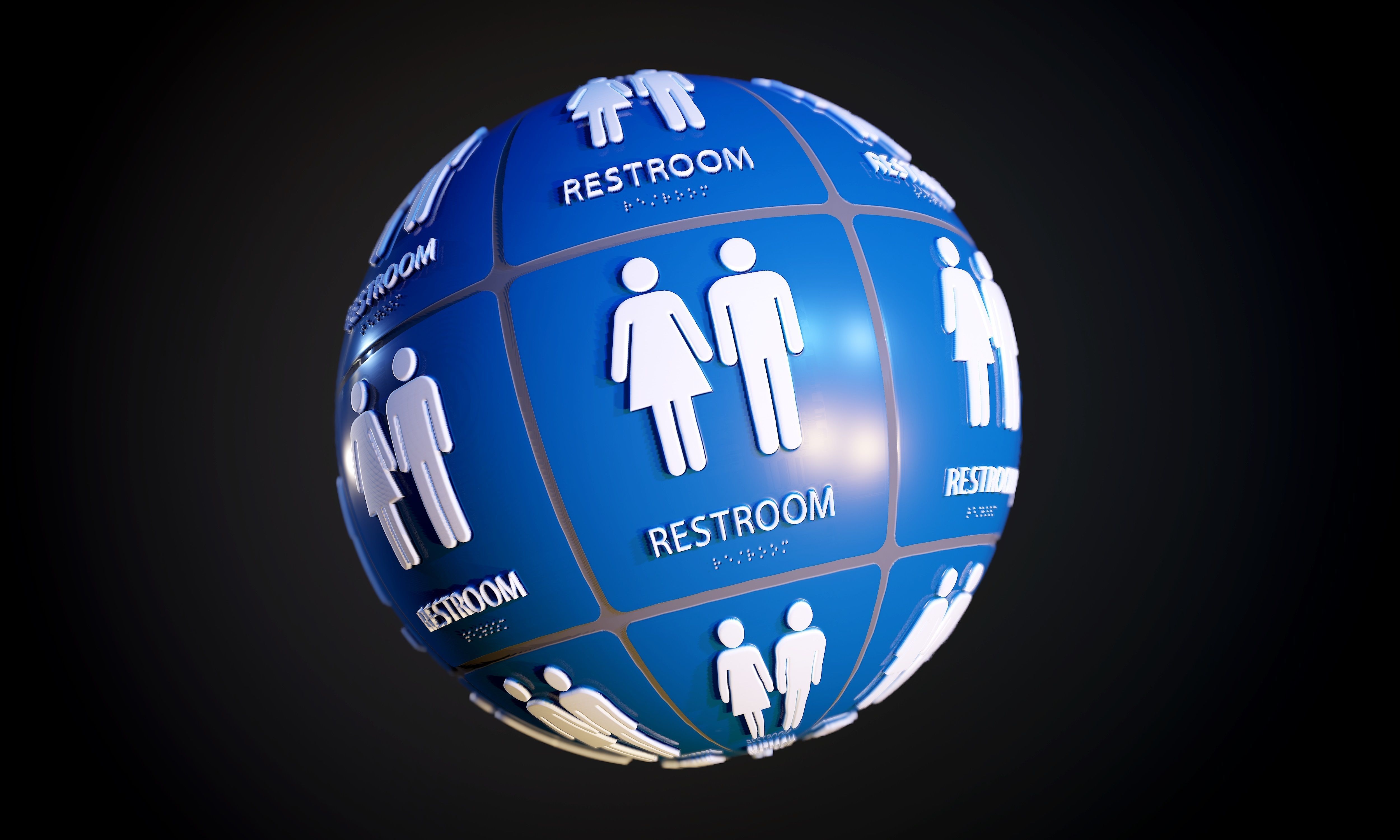 Restroom Bathroom Sign Scratched Seamless PBR Texture Texture | CGTrader