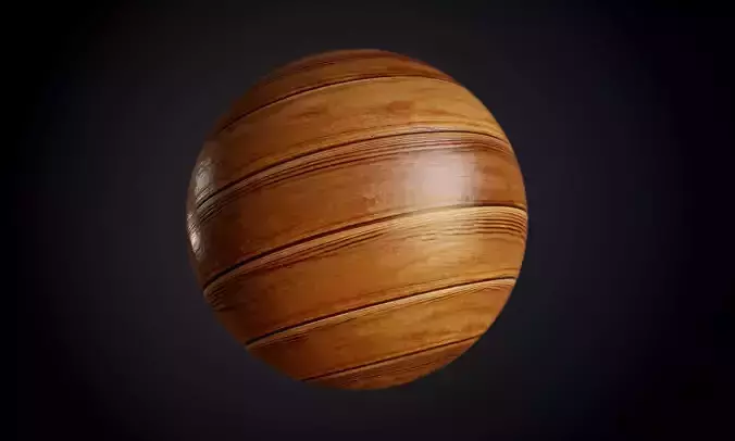 Wood Floor Seamless PBR Texture 