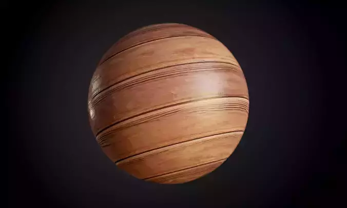 Wood Floor Seamless PBR Texture 