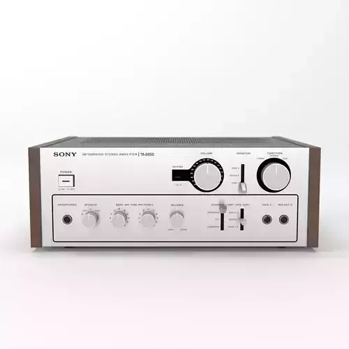 Sony TA-2650 Integrated Stereo Amplifier 3D model