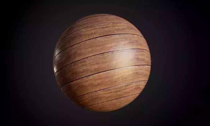Wood Floor Seamless PBR Texture