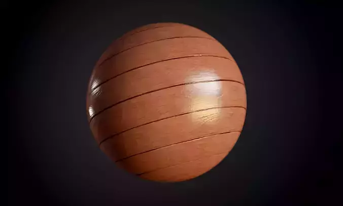 Wood Floor Seamless PBR Texture