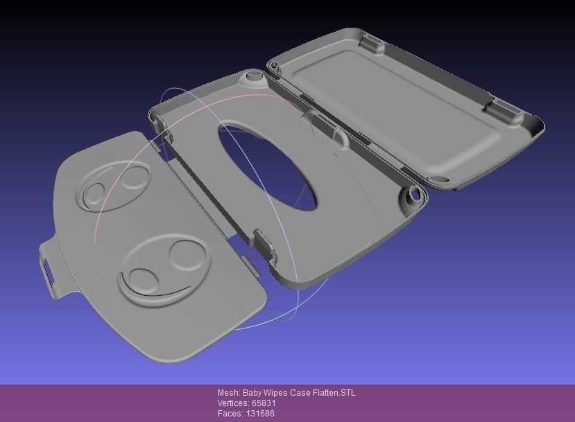 Baby Wipes Case 3D model_3
