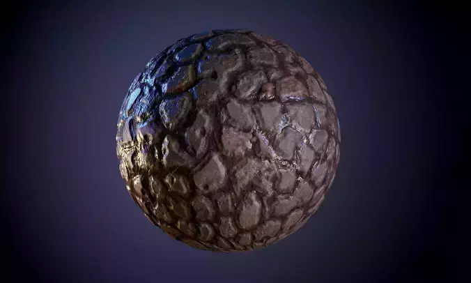 Cobblestone Muddy Ground Seamless PBR Texture 