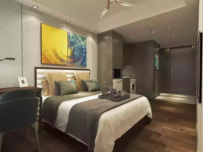 Modern Apartment Hotel Room