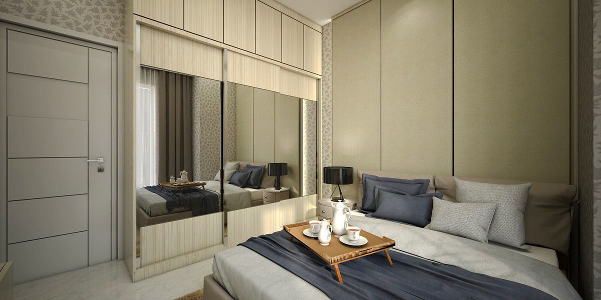 Guest Bedroom 3D model_1