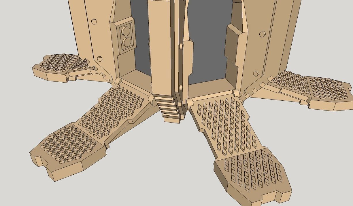 6mm and 8mm Orbital Drop Pods 3D print model_5