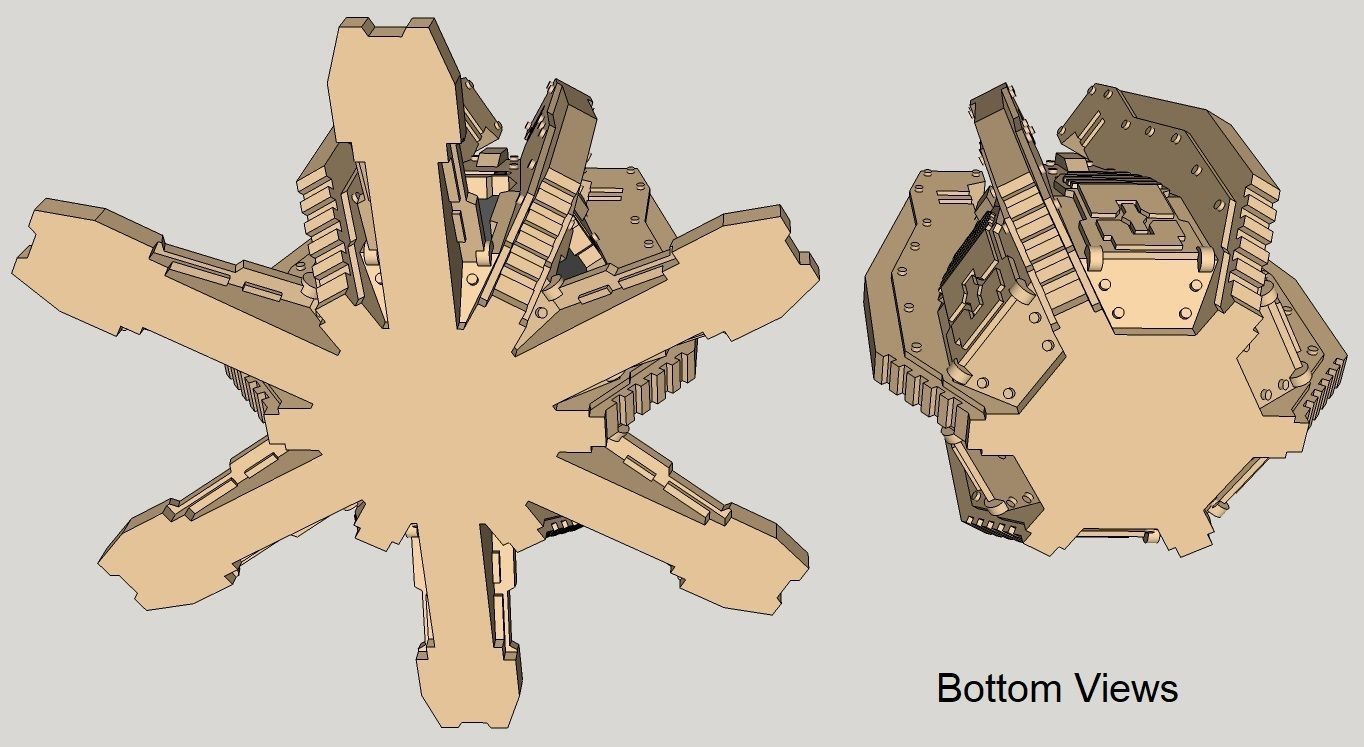 6mm and 8mm Orbital Drop Pods 3D print model_6