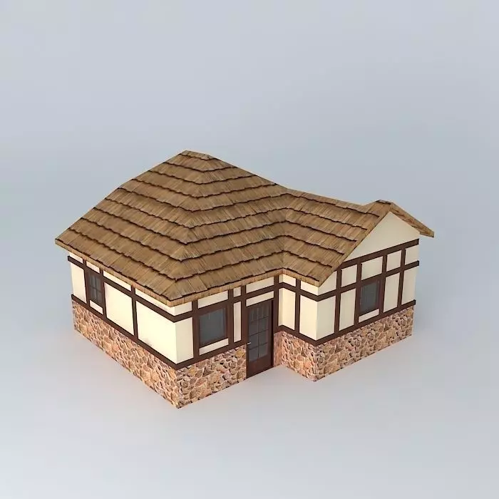 European Cottage Free 3D model