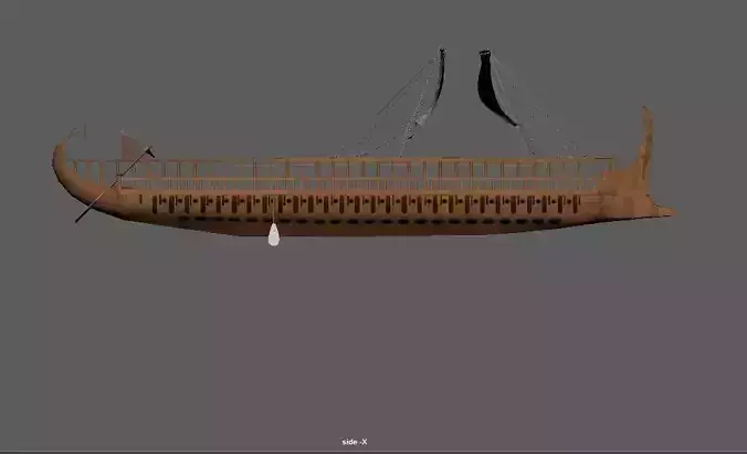 3d model seaship use for game or advertisement or any where high poly