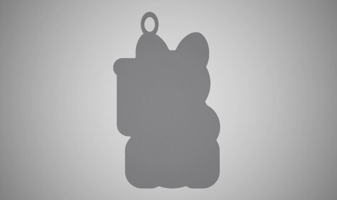 Lucky Cat 3D print model_4