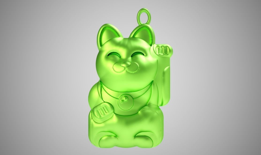 Lucky Cat 3D print model_7