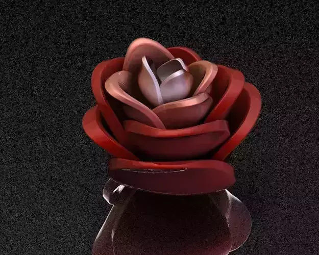 Rose Ring 3D printing model