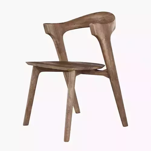 Ethnicraft Oak Bok Dining Chair 3D model