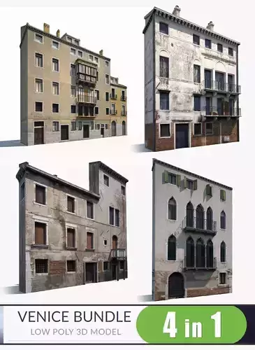 Venice Small Pack 3D Model Collection