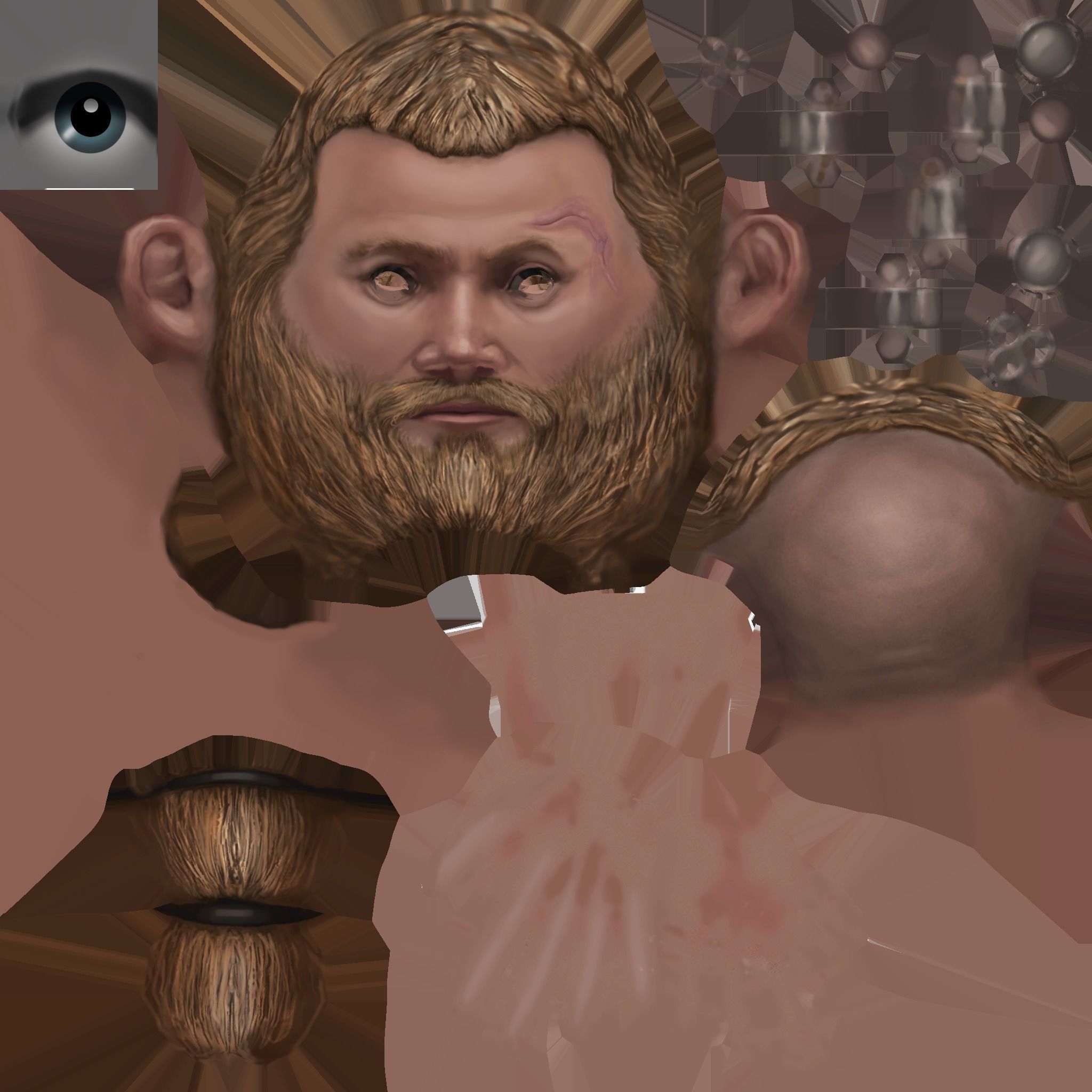 Lief - Viking - Lowpoly Stylized Low-poly 3D model_8