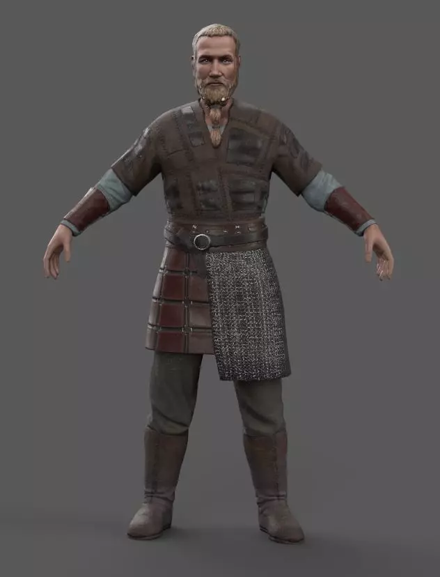 Lief - Viking - Lowpoly Stylized Low-poly 3D model_0