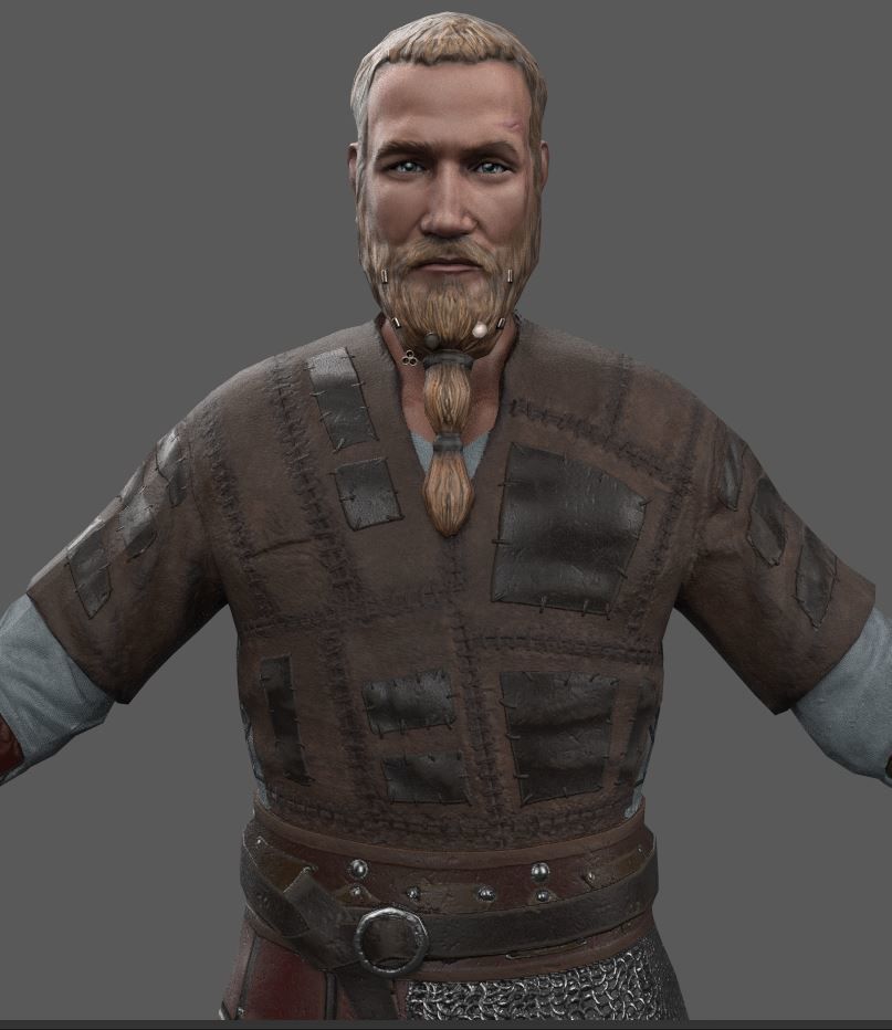 Lief - Viking - Lowpoly Stylized Low-poly 3D model_4