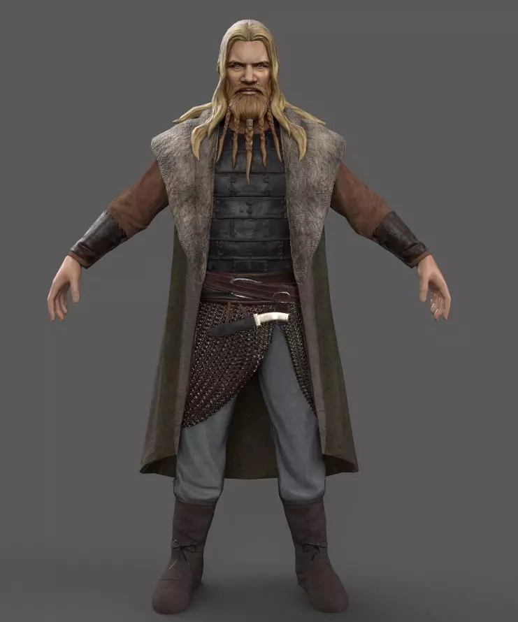 Erik - Viking - Lowpoly Stylized Chracter Low-poly 3D model