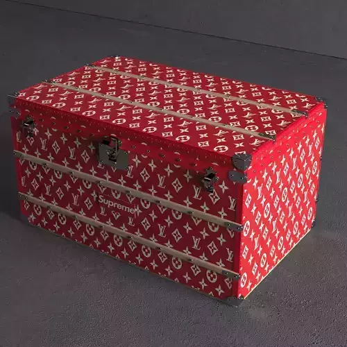 LOUIS VUITTON VS SUPREME TRUNK 3D model