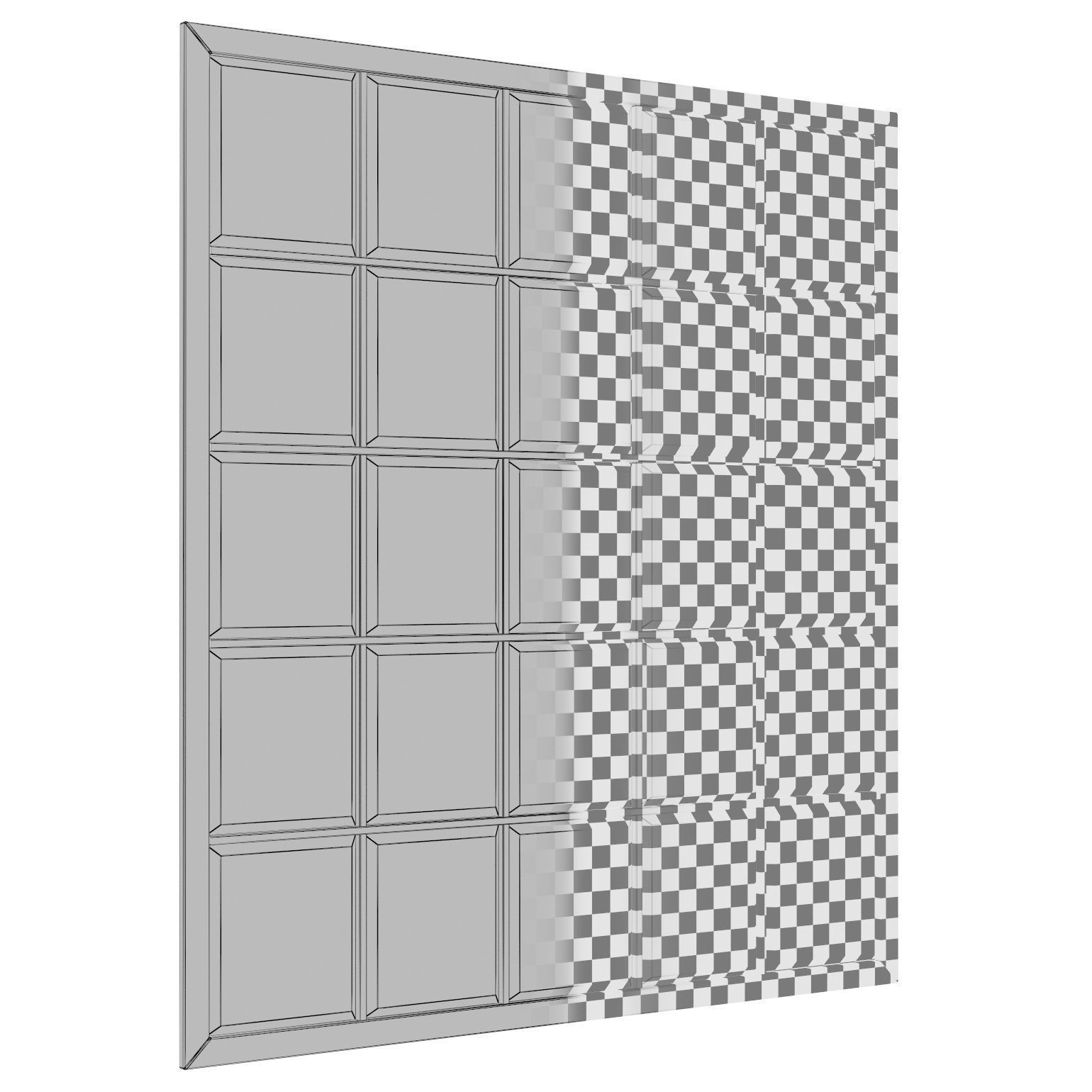 Accent Window Mirror DABY1568 3D model_2