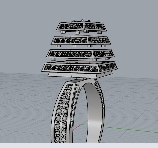 T RINGS N2 3D print model_9