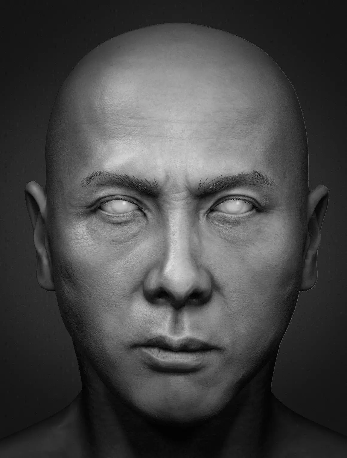 Donnie Yen - likeness sculpt 3D model_0