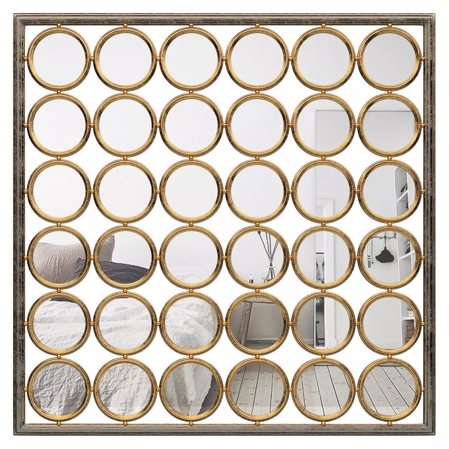 Bearer Multi-Mirror Wall Accent Mirror SBVG1040 3D model_0