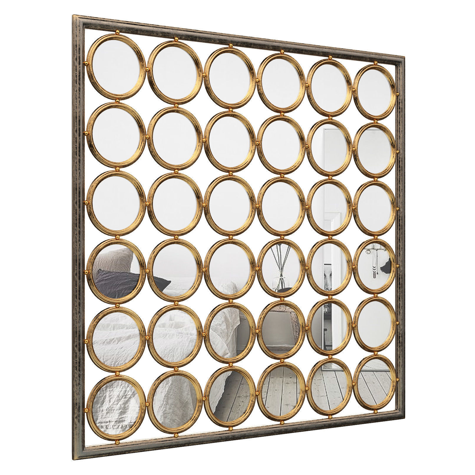 Bearer Multi-Mirror Wall Accent Mirror SBVG1040 3D model_1