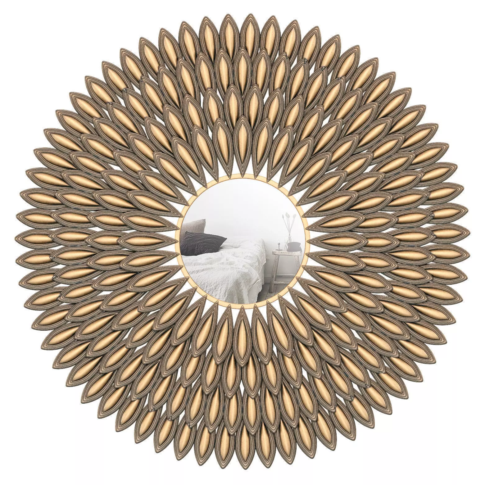 Botan Wall Mirror SJFL1067 3D model_0