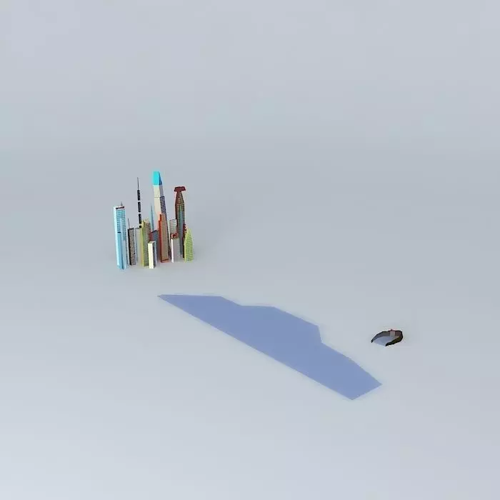 Skyscraper City UPDATE V2.0 Free 3D model_0