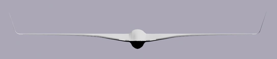 BWB Dolphin Drone 3D model_8